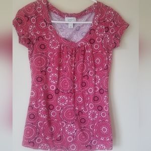 Ann Taylor Loft XS Cotton Spandex Top